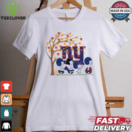 Just A Girl Who Loves Fall And New York Giants Snoopy shirt