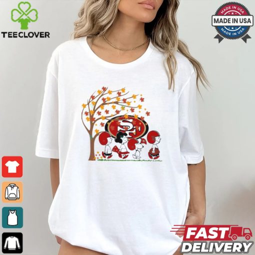 Just A Girl Who Loves Fall And San Francisco 49ers Snoopy shirt
