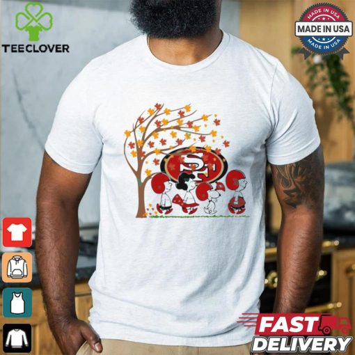 Just A Girl Who Loves Fall And San Francisco 49ers Snoopy shirt