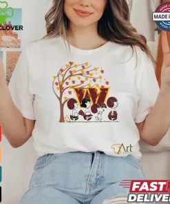 Just A Girl Who Loves Fall And Washington Commanders Snoopy shirt