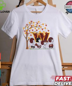 Just A Girl Who Loves Fall And Washington Commanders Snoopy shirt