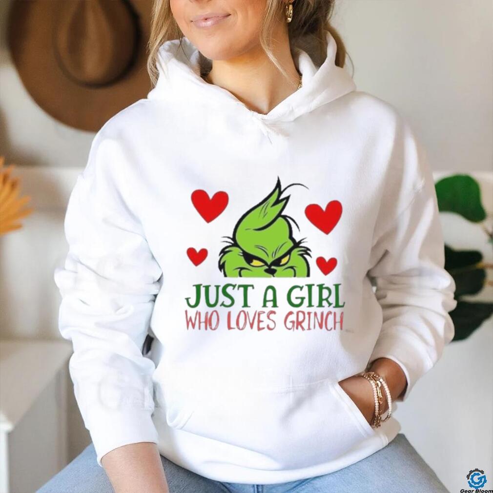 Just A Girl Who Loves Grinch Shirt Just A Girl Who Loves Grinch Shirt