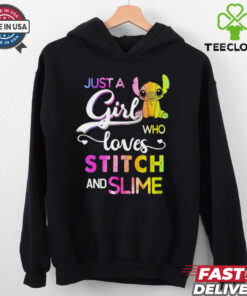 Just A Girl Who Loves Stitch And Slime T Shirt