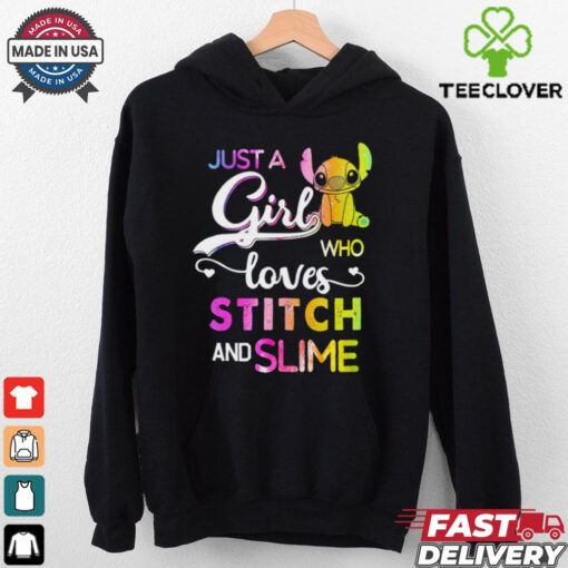 Just A Girl Who Loves Stitch And Slime T Shirt