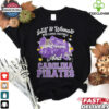 Just A Woman Who Loves Football And Kansas State Wildcats Helmet Shirt