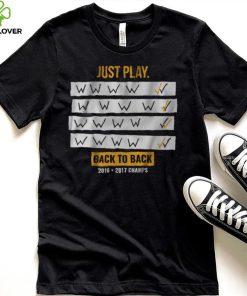 Just Play, Back to Back Shirt