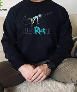 Just Rick It Nike Logo Rick And Morty Cartoon Unisex Sweatshirt