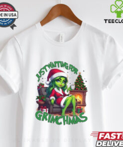 Just Waiting For Grinchmas, Funny Grinch Shirt, Grinch Shirts
