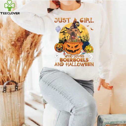 Just a Girl who loves Boerboel and Halloween Tee T Shirt