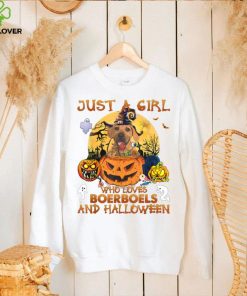 Just a Girl who loves Boerboel and Halloween Tee T Shirt