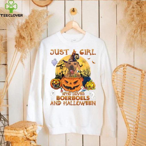 Just a Girl who loves Boerboel and Halloween Tee T Shirt