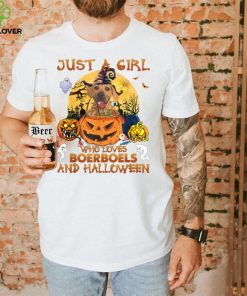 Just a Girl who loves Boerboel and Halloween Tee T Shirt