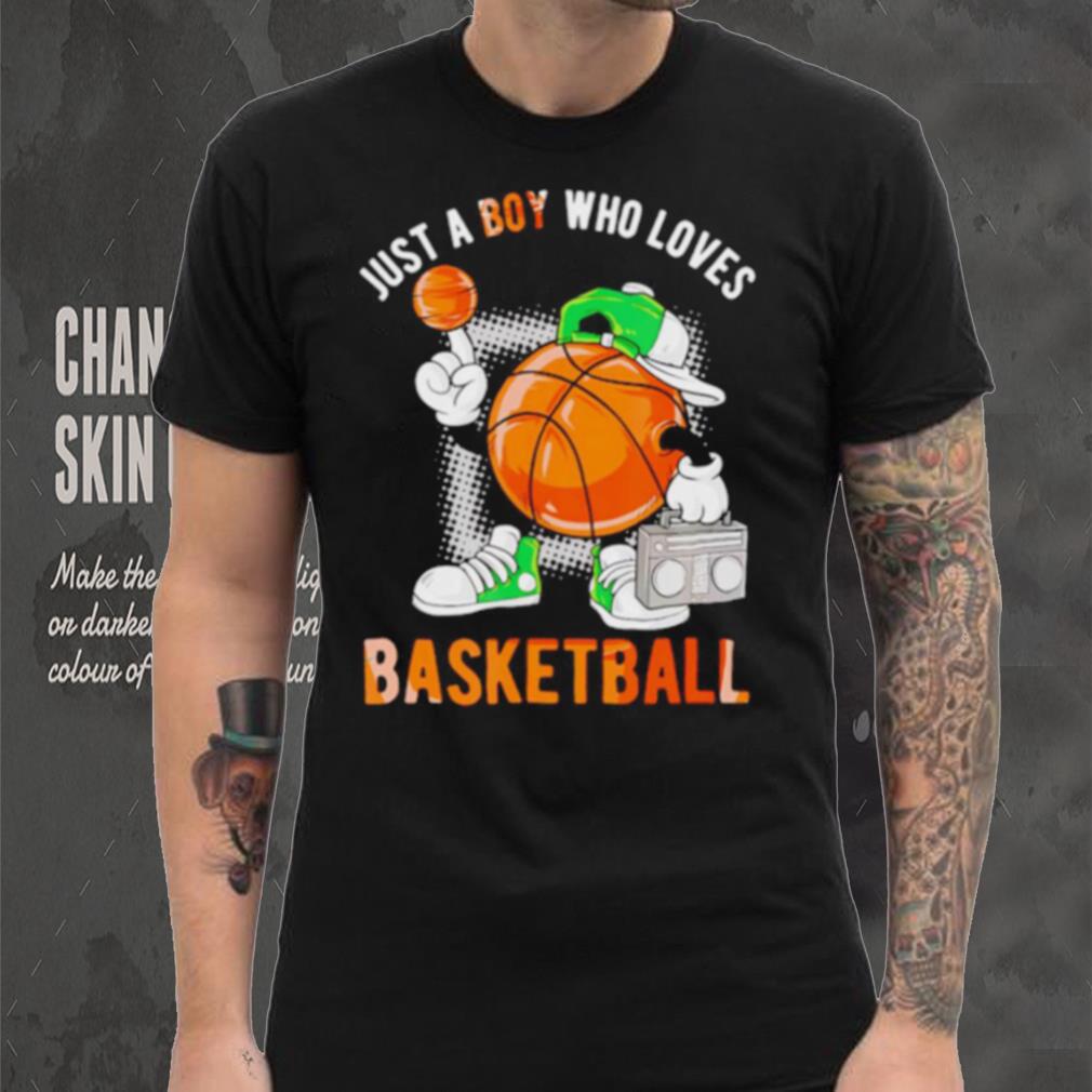 Just a boy who loves basketball classic shirt Just a boy who loves basketball classic shirt