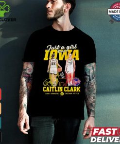 Just a girl from Iowa Caitlin Clark signature goat logo shirt