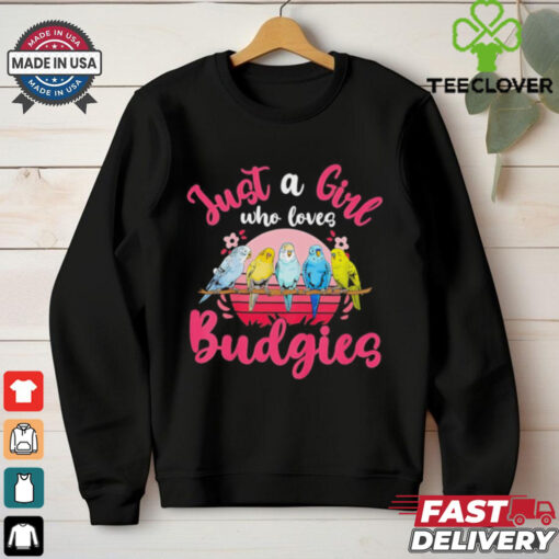 Just a girl who loves Budgerigar vintage shirt
