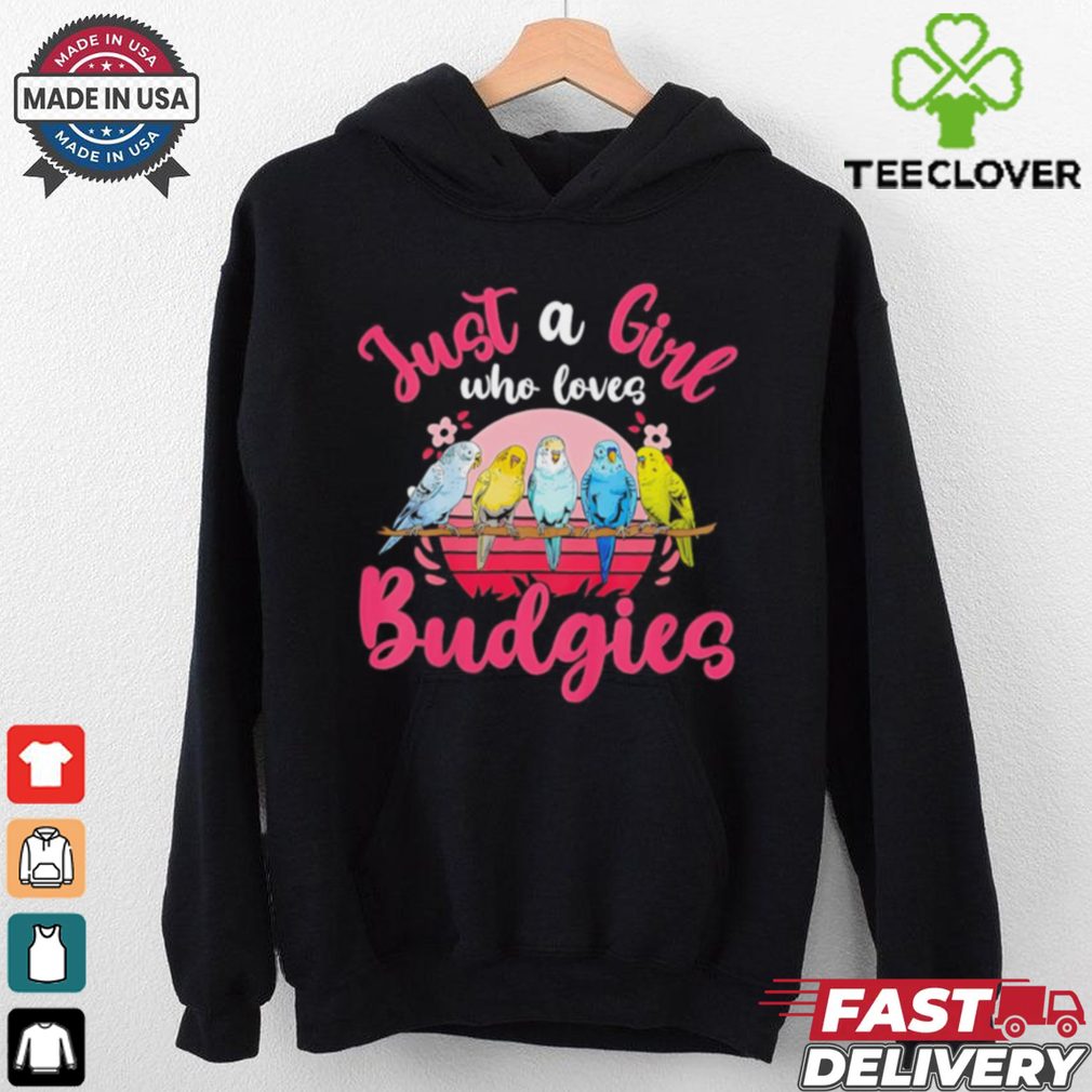 Just a girl who loves Budgerigar vintage shirt Just a girl who loves Budgerigar vintage shirt