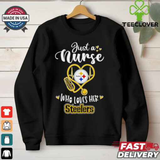 Just a nurse who loves her Pittsburgh Steelers shirt