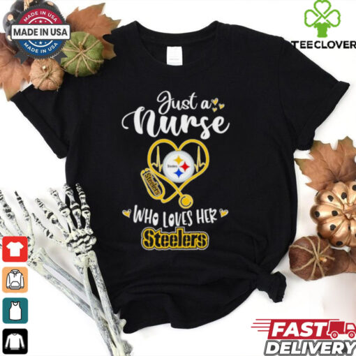 Just a nurse who loves her Pittsburgh Steelers shirt