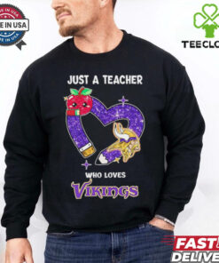 Just a teacher who loves Vikings shirt