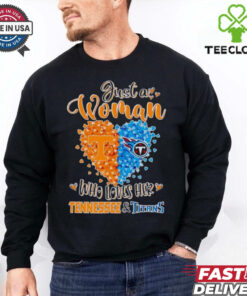 Just a woman who loves her Tennessee and Titans shirt