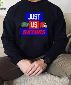 Just us Florida Gators helmet logo shirt