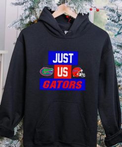 Just us Florida Gators helmet logo hoodie, sweater, longsleeve, shirt v-neck, t-shirt