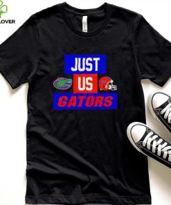 Just us Florida Gators helmet logo hoodie, sweater, longsleeve, shirt v-neck, t-shirt