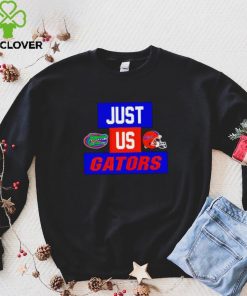 Just us Florida Gators helmet logo hoodie, sweater, longsleeve, shirt v-neck, t-shirt