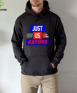 Just us Florida Gators helmet logo hoodie, sweater, longsleeve, shirt v-neck, t-shirt