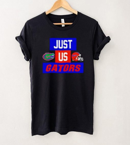 Just us Florida Gators helmet logo hoodie, sweater, longsleeve, shirt v-neck, t-shirt