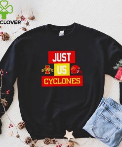 Just us Iowa State Cyclones helmet logo shirt 3 Just us Iowa State Cyclones helmet logo shirt