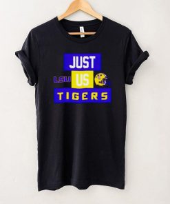 Just us LSU Tigers helmet logo hoodie, sweater, longsleeve, shirt v-neck, t-shirt