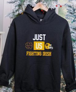 Just us Notre Dame Fighting Irish helmet logo shirt 6 Just us Notre Dame Fighting Irish helmet logo shirt