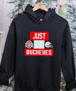 Just us Ohio State Buckeyes helmet logo shirt 6 Just us Ohio State Buckeyes helmet logo shirt