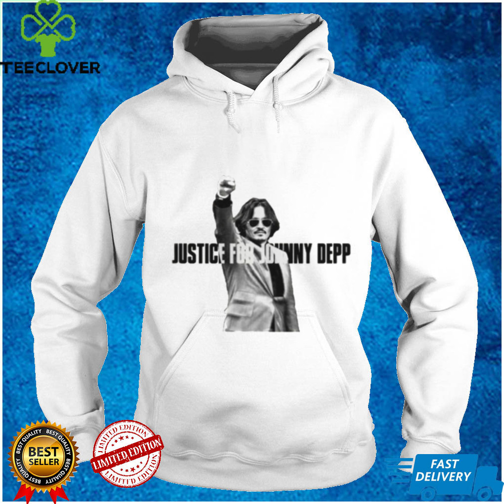 Justice For Johnny Depp Black And White T Shirt Justice For Johnny Depp Black And White T Shirt