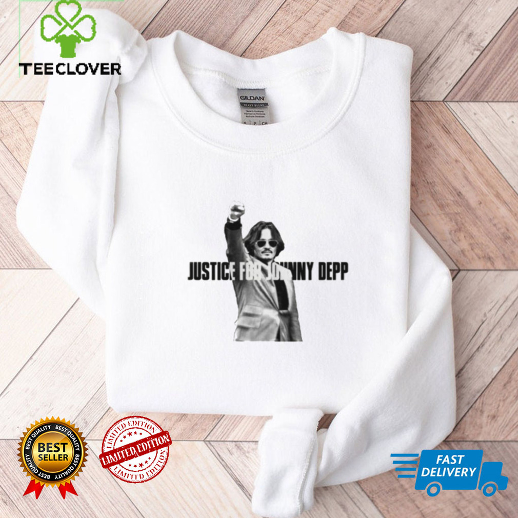 Justice For Johnny Depp Black And White T Shirt Justice For Johnny Depp Black And White T Shirt