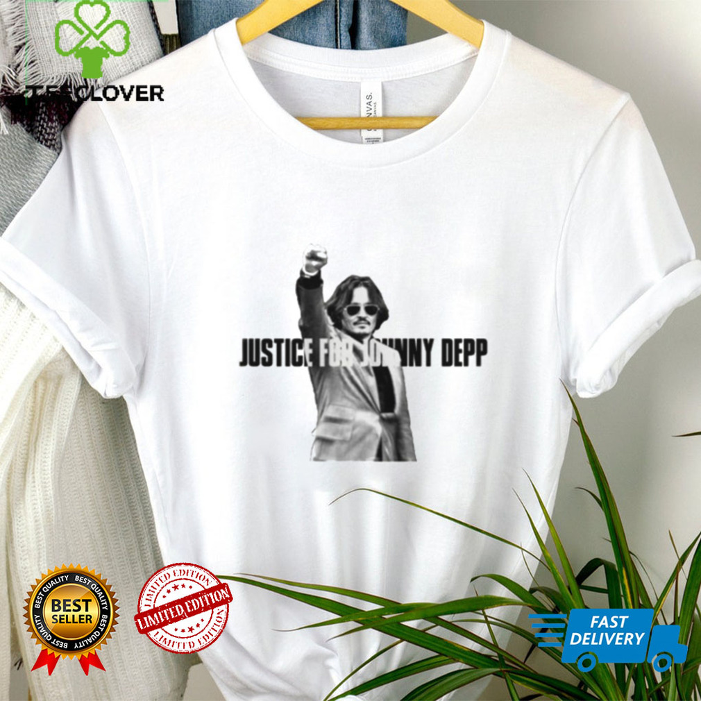 Justice For Johnny Depp Black And White T Shirt Justice For Johnny Depp Black And White T Shirt