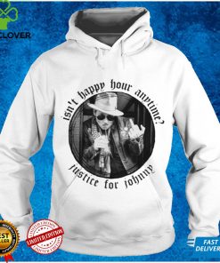 Justice For Johnny Depp T hoodie, sweater, longsleeve, shirt v-neck, t-shirt, Itn_t Happy Hour Anytime Thoodie, sweater, longsleeve, shirt v-neck, t-shirt