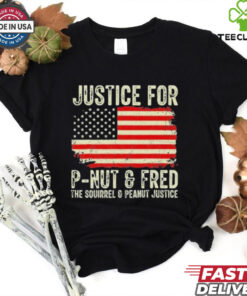 Justice For P Nut And Fred The Squirrel And Peanut Justice T Shirt