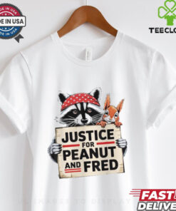 Justice For Peanut The Squirrel And Fred the Raccon T Shirt