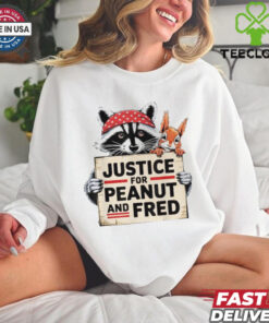 Justice For Peanut The Squirrel And Fred the Raccon T Shirt 2 Justice For Peanut The Squirrel And Fred the Raccon T Shirt