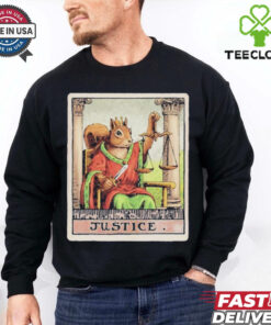 Justice Tarot Card Justice For Squirrel Tarot Card T Shirt 1 Justice Tarot Card Justice For Squirrel Tarot Card T Shirt