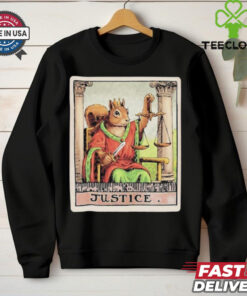 Justice Tarot Card Justice For Squirrel Tarot Card T Shirt 2 Justice Tarot Card Justice For Squirrel Tarot Card T Shirt