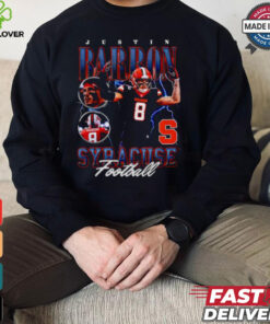 Justin Barron Syracuse Football Orange #8 Shirt