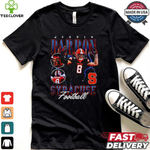 Justin Barron Syracuse Football Orange #8 Shirt