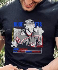 Justin Danforth Columbus Blue Jackets ice hockey player information paper hoodie, sweater, longsleeve, shirt v-neck, t-shirt