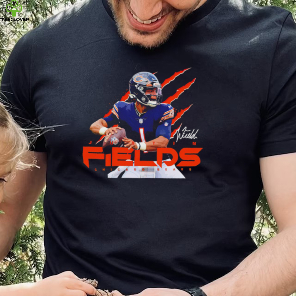 Justin Fields Chicago Bears signature 2022 shirt Justin Fields Chicago Bears signature 2022 shirt