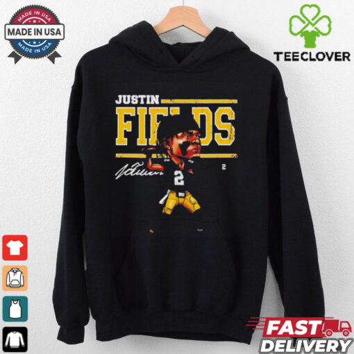 Justin Fields Pittsburgh Steelers NFL football cartoon vintage shirt