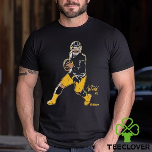 Justin Fields Pittsburgh Superstar Pose Signature Shirt