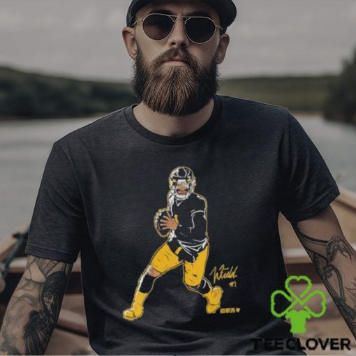 Justin Fields Pittsburgh Superstar Pose Signature Shirt